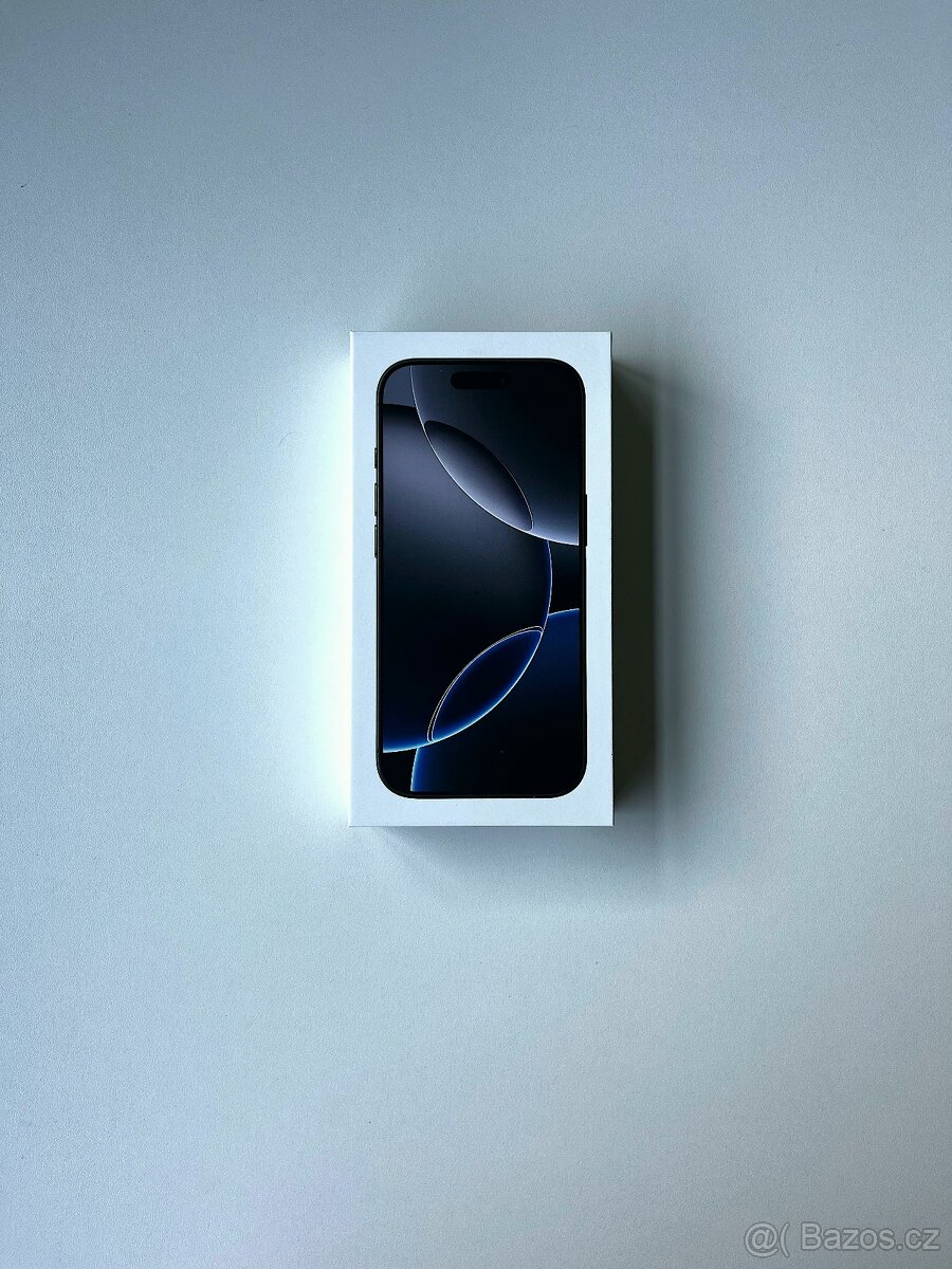 iPhone 16 Pro 256GB - ZÁRUKA 2 roky, neaktivovaný, CZ distr.