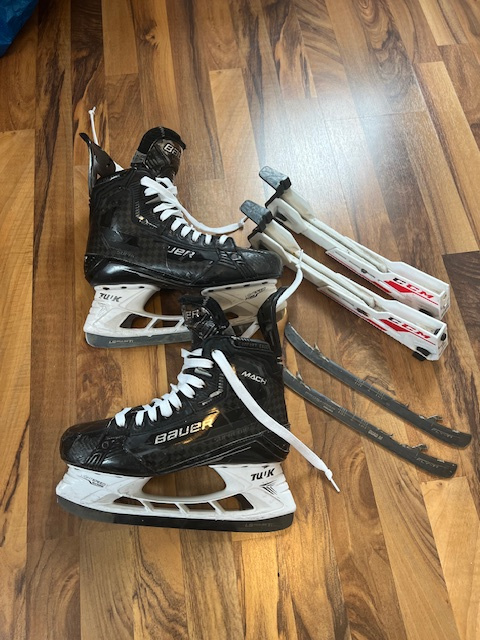 Brusle hokejové Bauer Mach vel.8,5 Fit 2