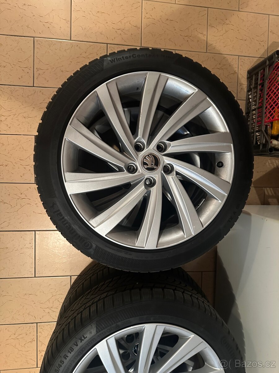 Alu kola Škoda 18, 225/45 R18