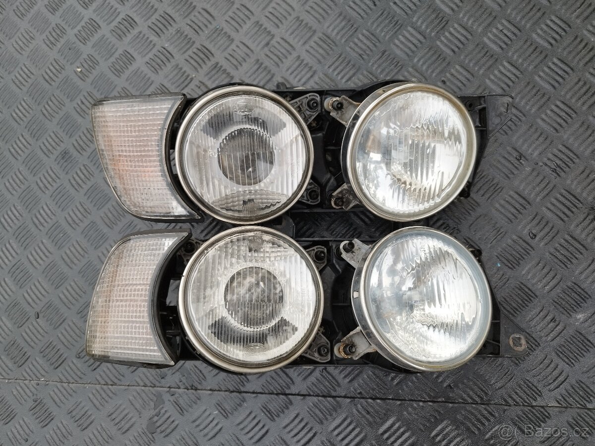 BMW E34 přední světlomety