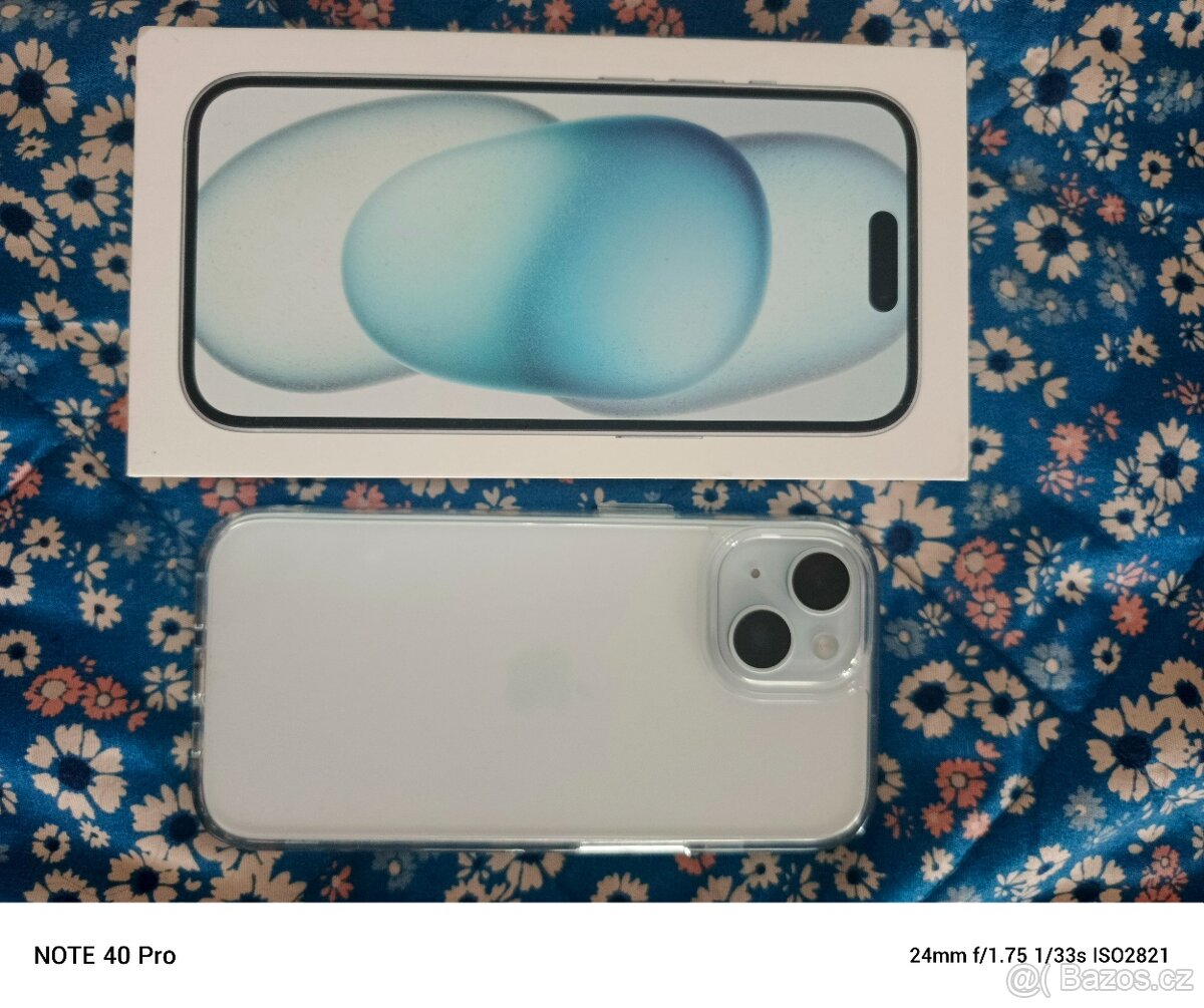 Nový iPhone 15 128gb 100% baterie