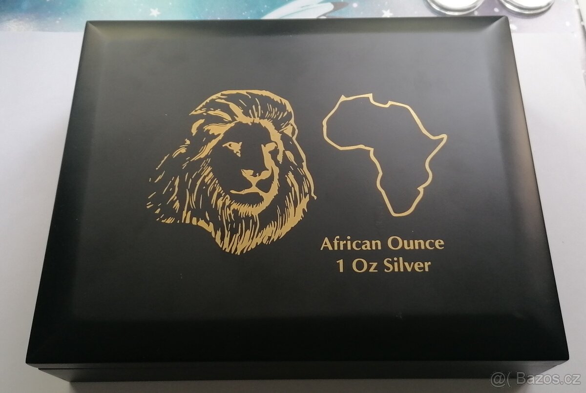 Stribrne investiční mince Rwanda