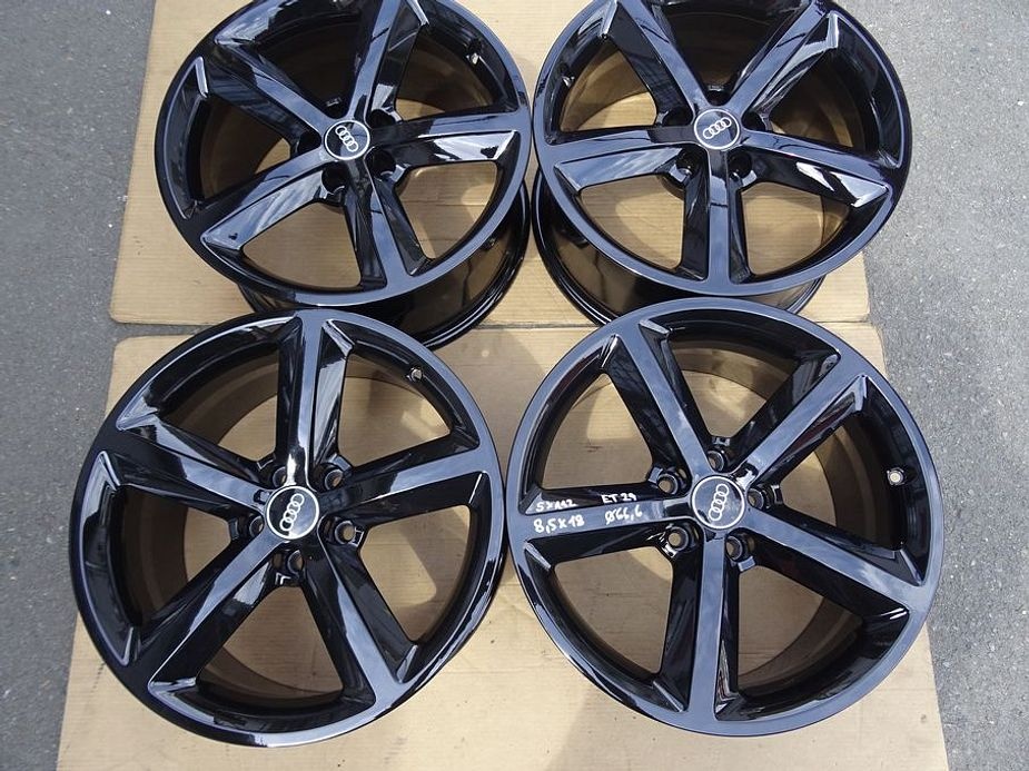 Alu disky černé origo Audi, 18", 5x112, ET 29, šíře 8,5J