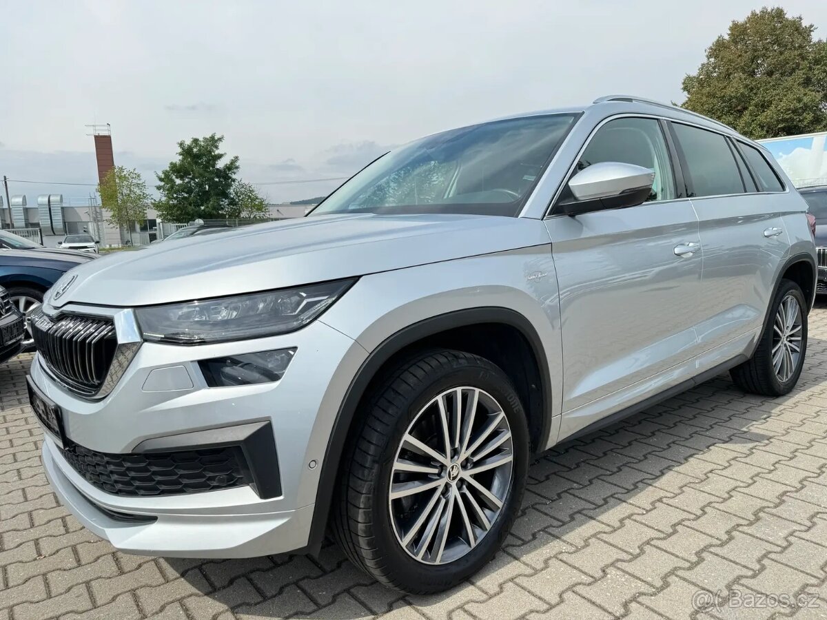Škoda Kodiaq L&K TDI 147kw 4x4,webasto,tažné,360°kam,7míst