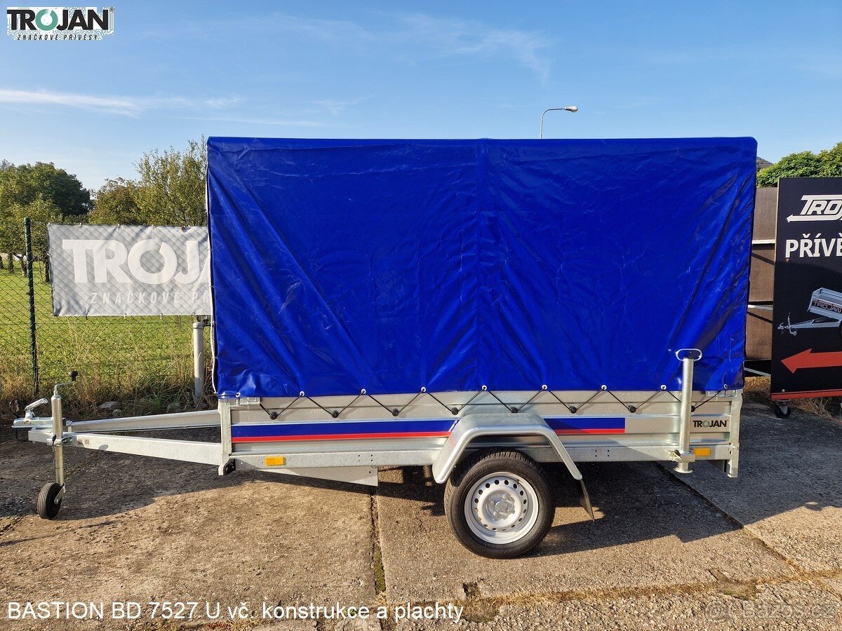 Nákladní přívěs BASTION 7527 U vč. konstrukce a plachty