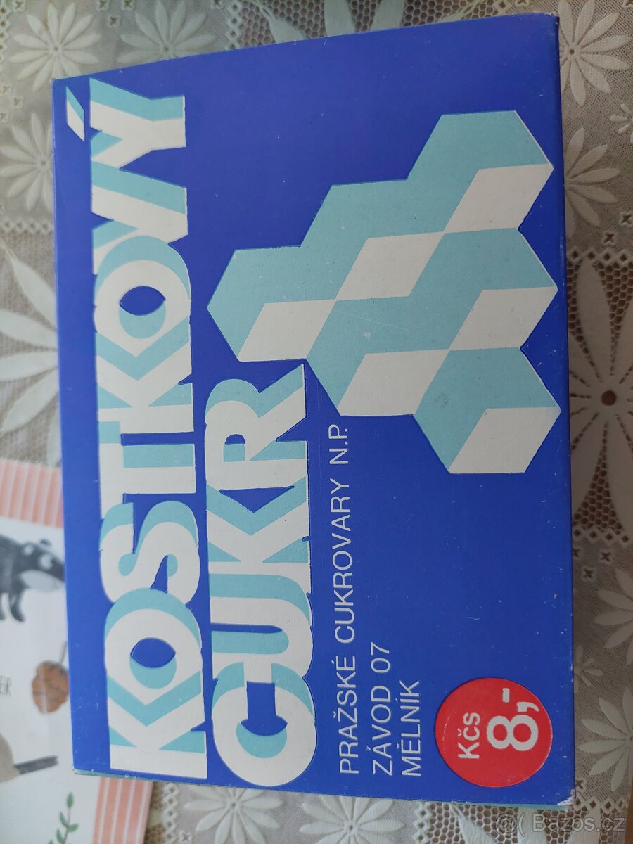 Retro kostkový cukr