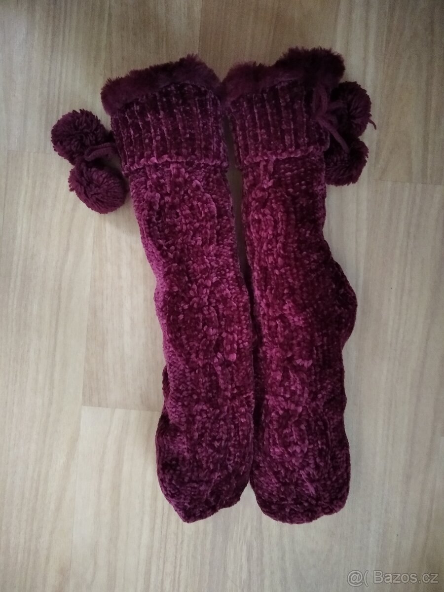 Dámské/dívčí teplé ponožky