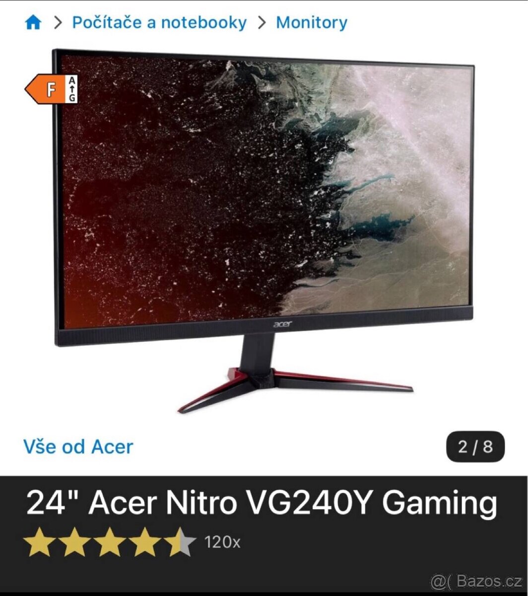 Herní pc s monitorem