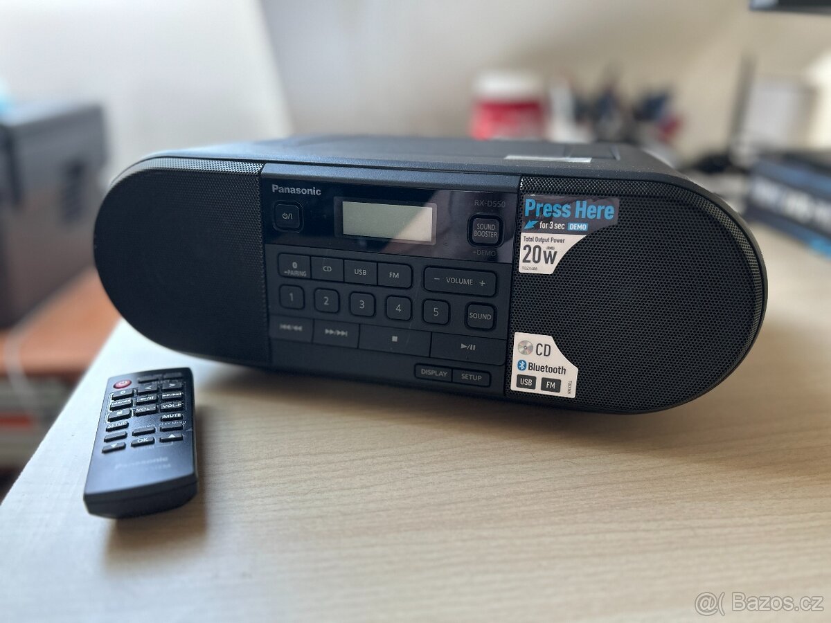 Radiopřijímač s CD Panasonic RX-D550E-K