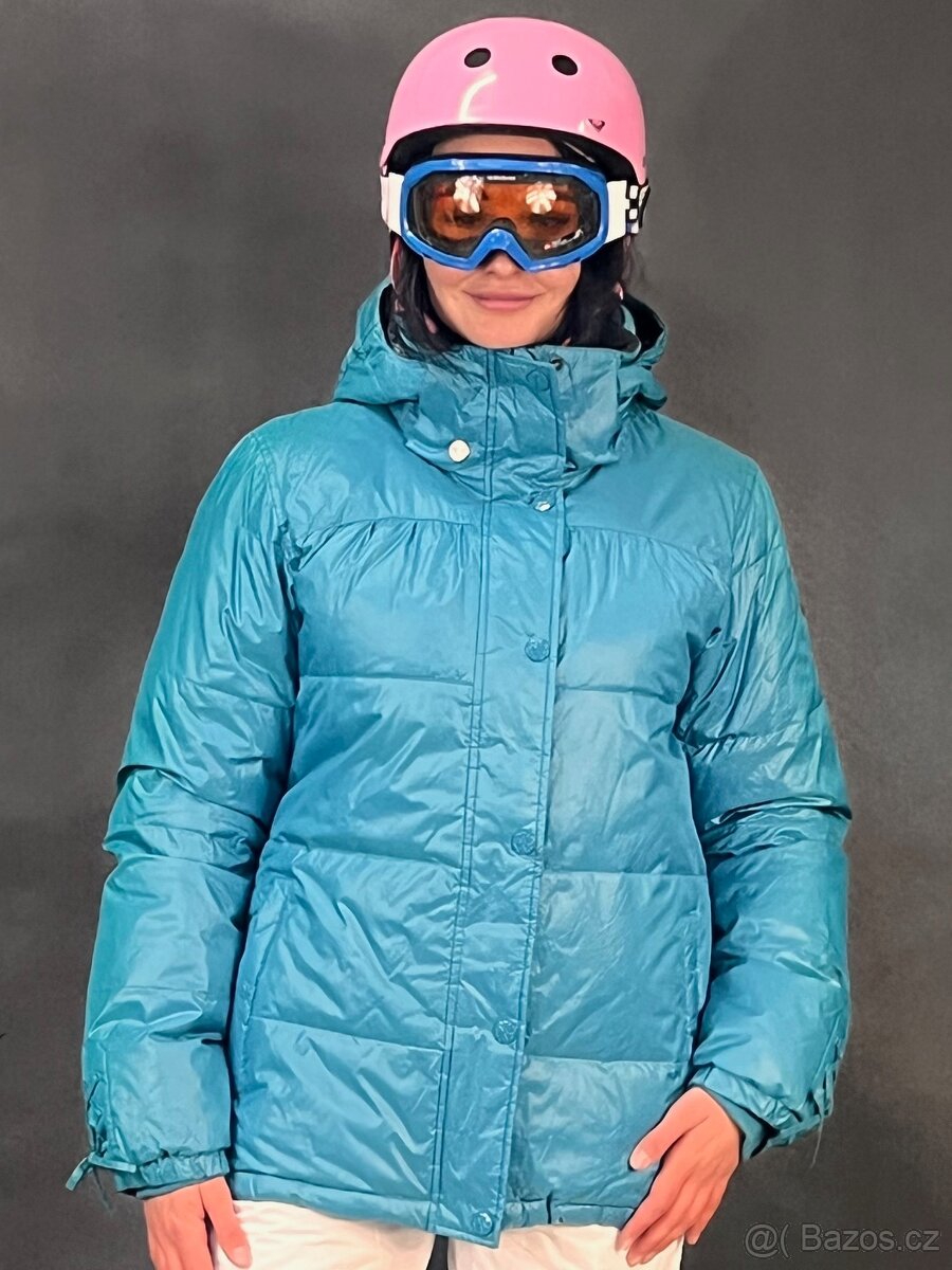 SKVĚLÁ dámská lyžařská PÉŘOVÁ BUNDA ROXY za SUPER CENU