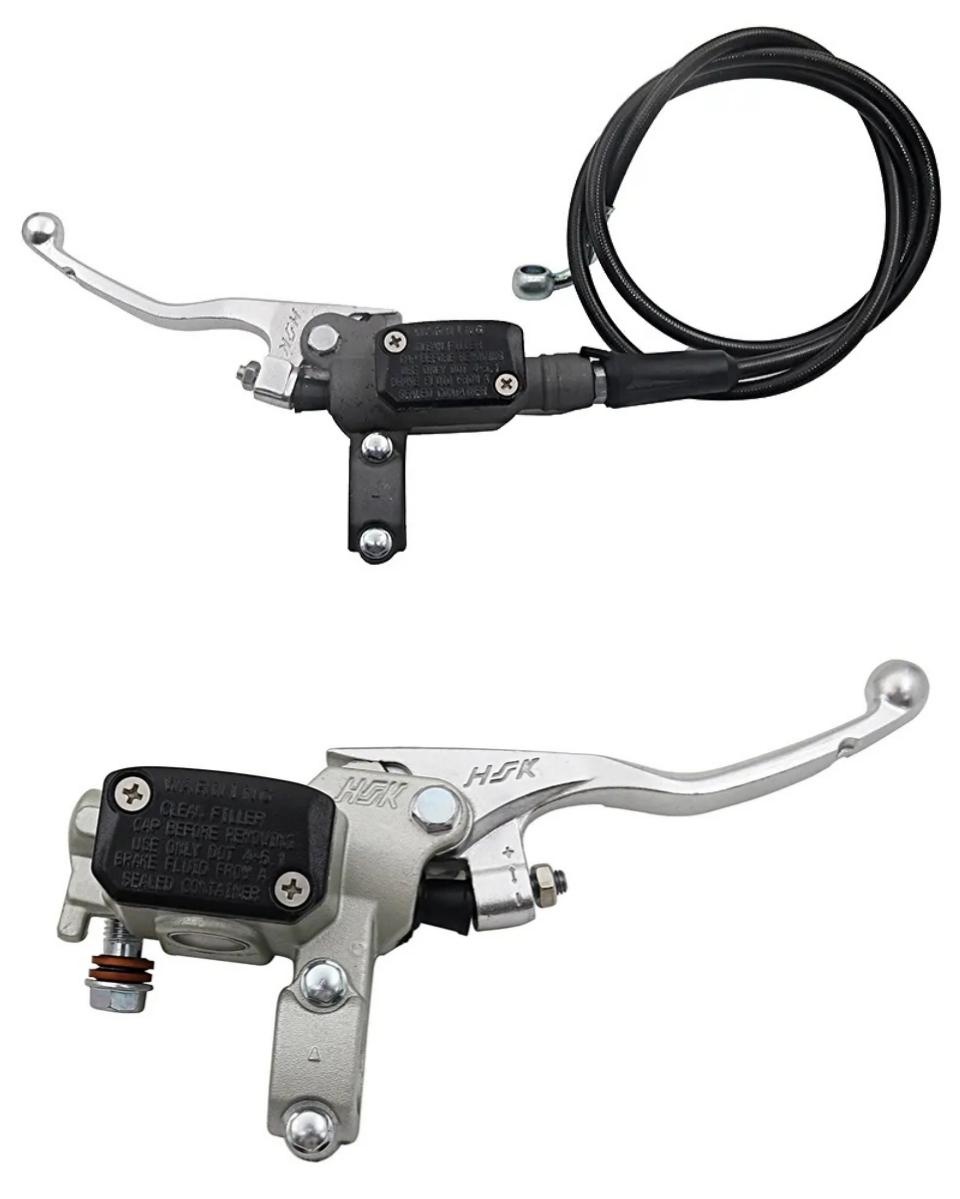 Pumpa hydraulicke spojky a predni brzda