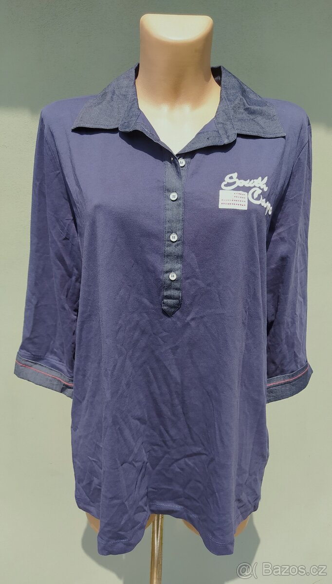 košilové tričko halenka via appia - vel.44