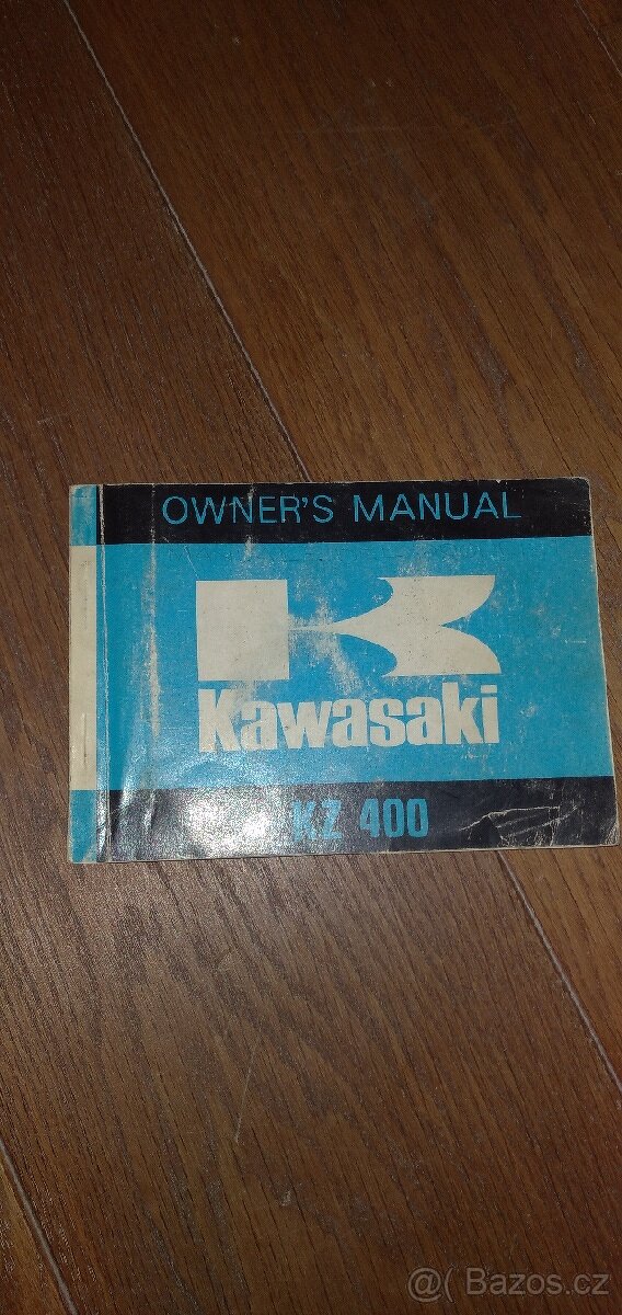 Kawasaki KZ 400 servisní manuál rok 1974