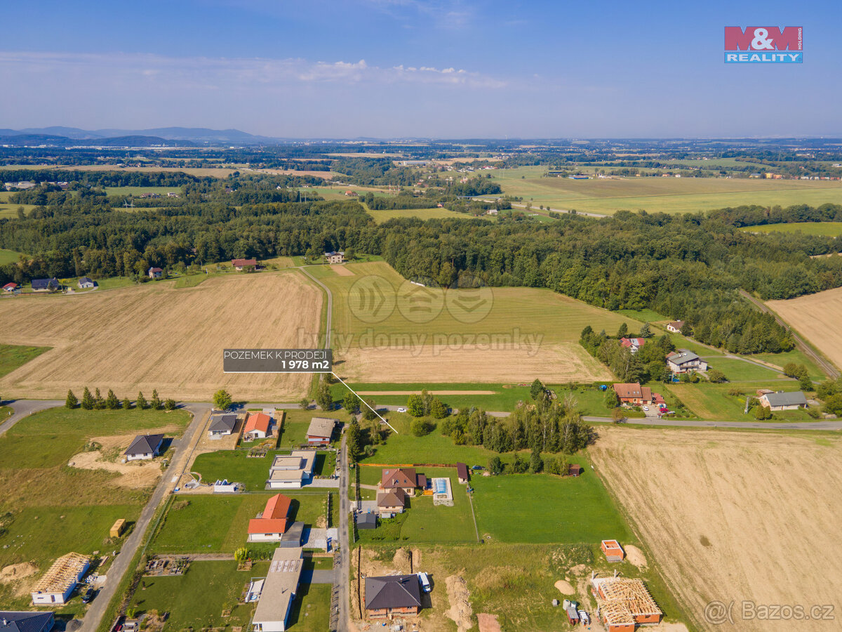 Prodej pozemku k bydlení, 1978 m², Horní Tošanovice