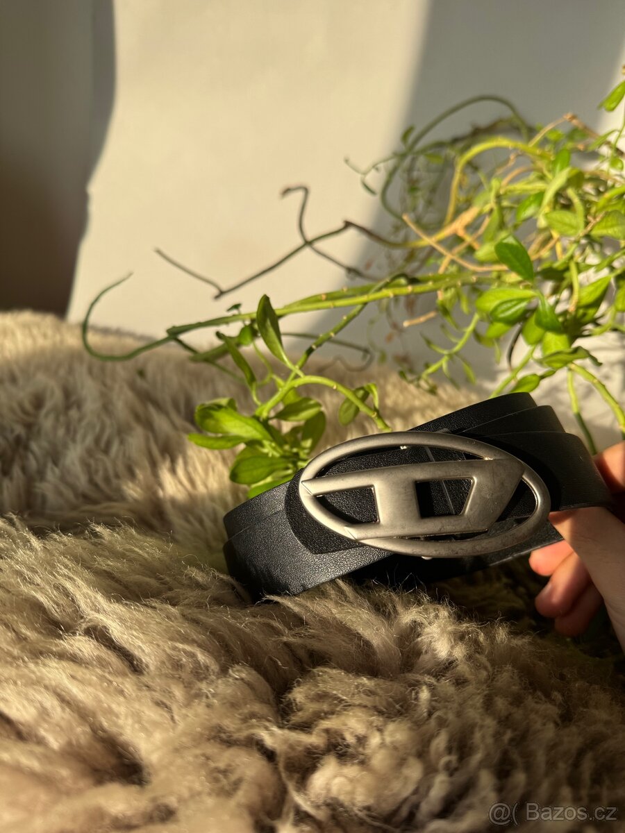 Diesel Opium Belt Black