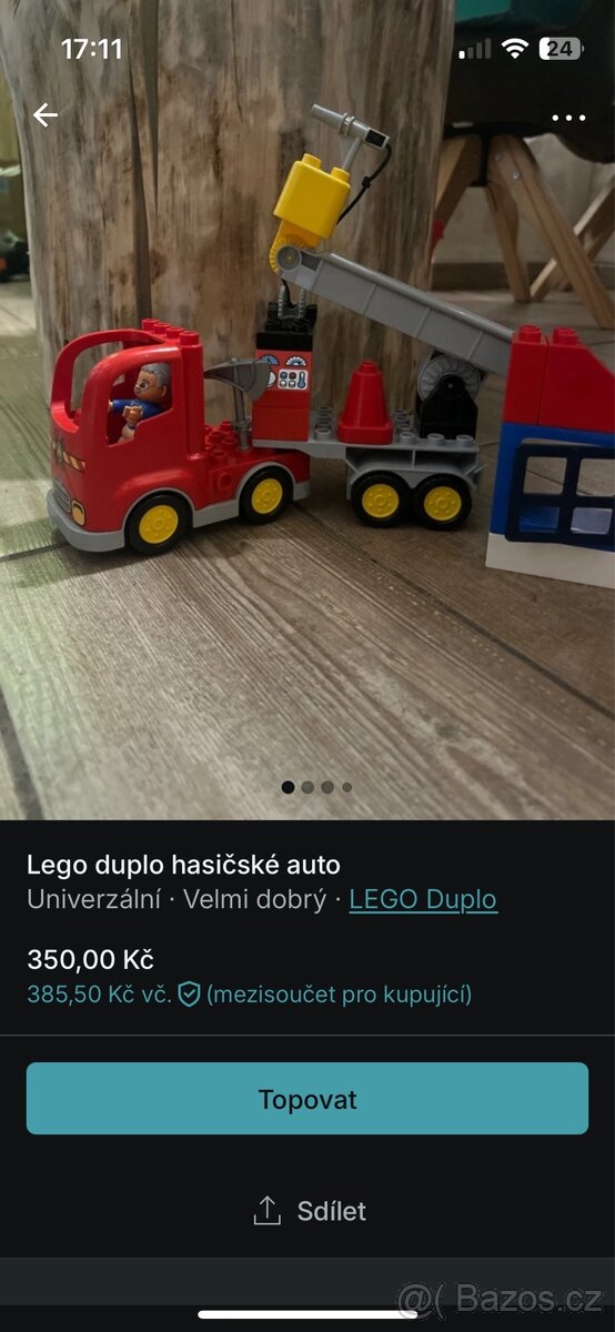 Lego duplo hasiči