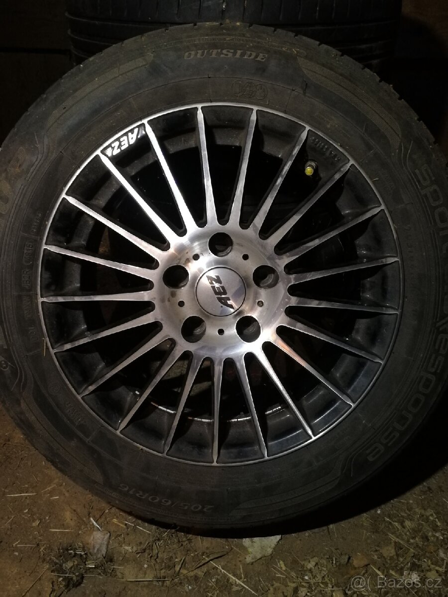 Alu disky AEZ, 7Jx16H2, ET 40