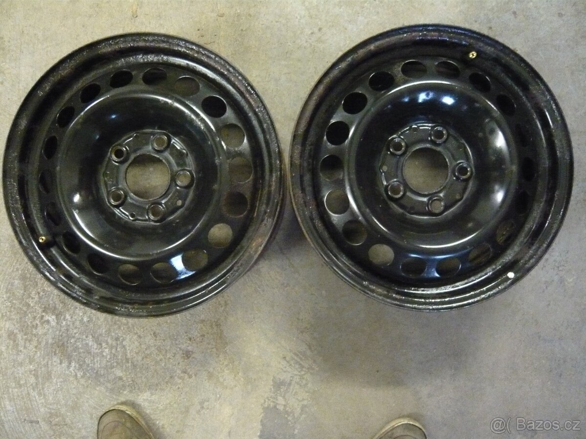 Disky Mercedes 15" kola 15", ocelové disky 15" - -