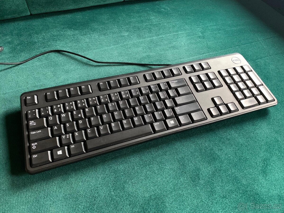 Klávesnice Dell KB212-B černá CZ české rozložení zánovní