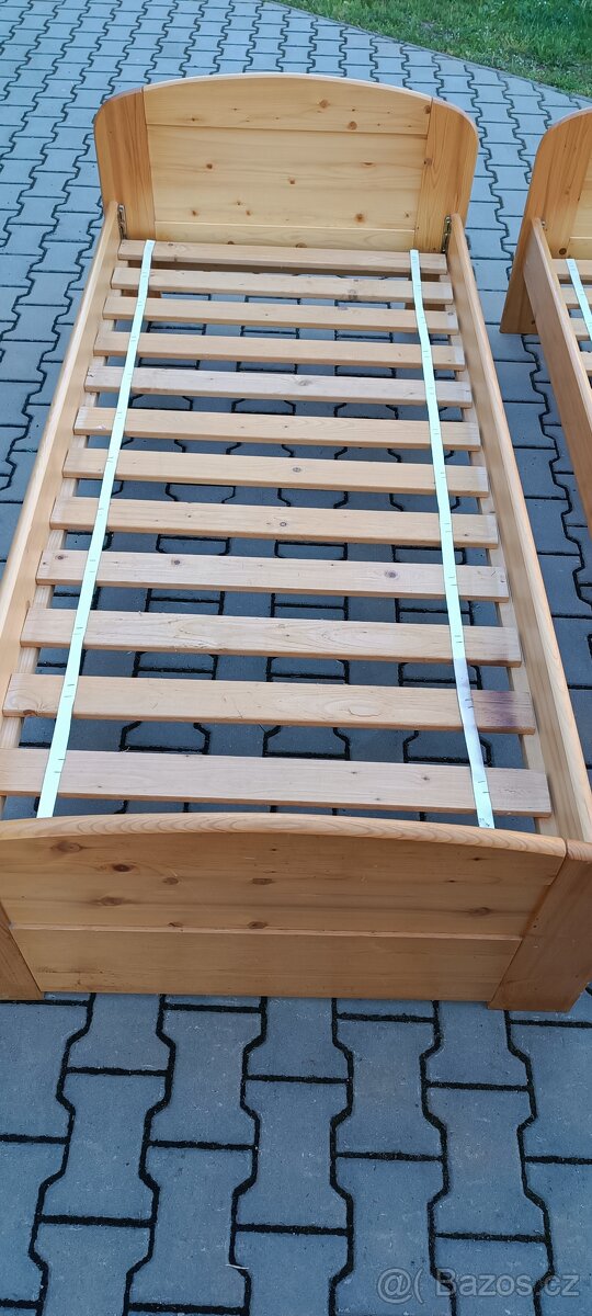 Postel masiv 90x200