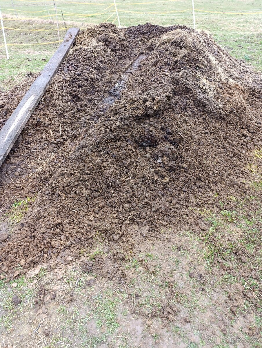 Koňský hnůj čistý
