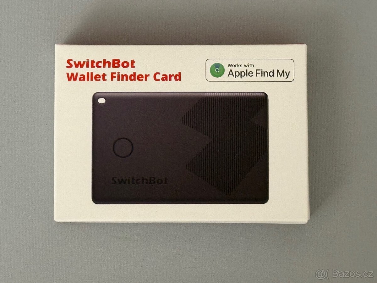 SwitchBot Wallet Finder Card - nový nerozbaleno