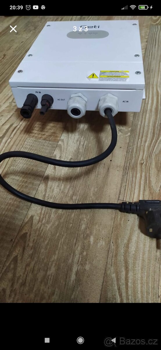 Geti GWH01, střídač modifikovaný sinus inverter na ohřev vod