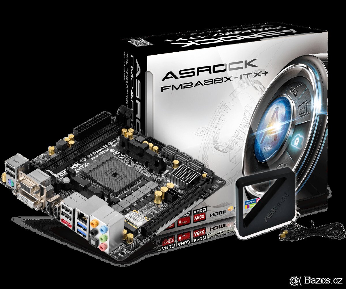 ASRock FM2A88X-ITX+ pro tiché, úsporné a výkonné HTPC