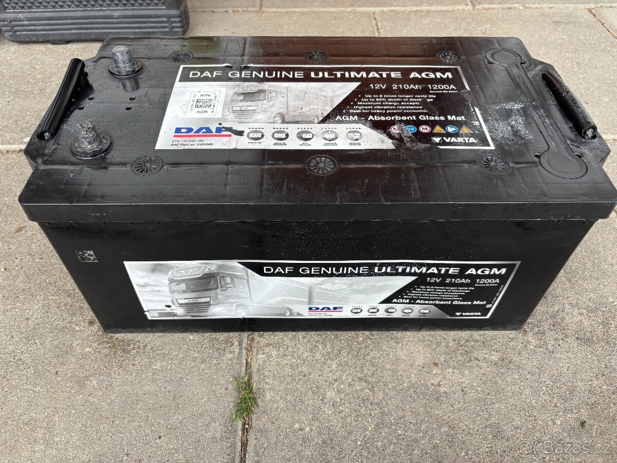 Autobaterie 12V 210Ah AGM