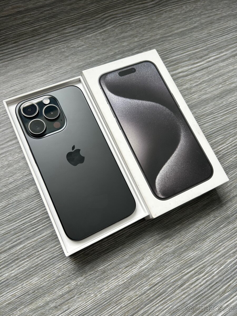 iPhone 15 Pro - ZÁNOVNÍ, V ZÁRUCE