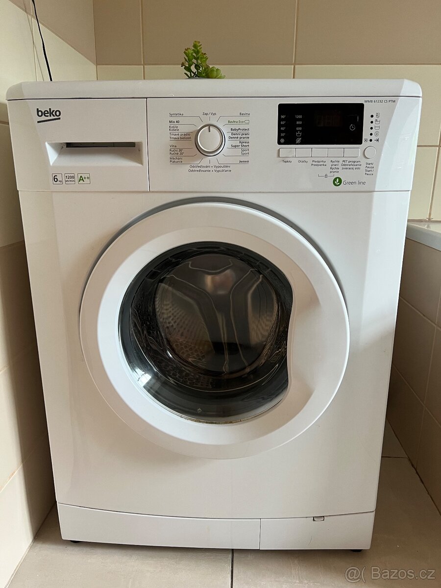 Pračka Beko 6 kg – plně funkční, úzký model