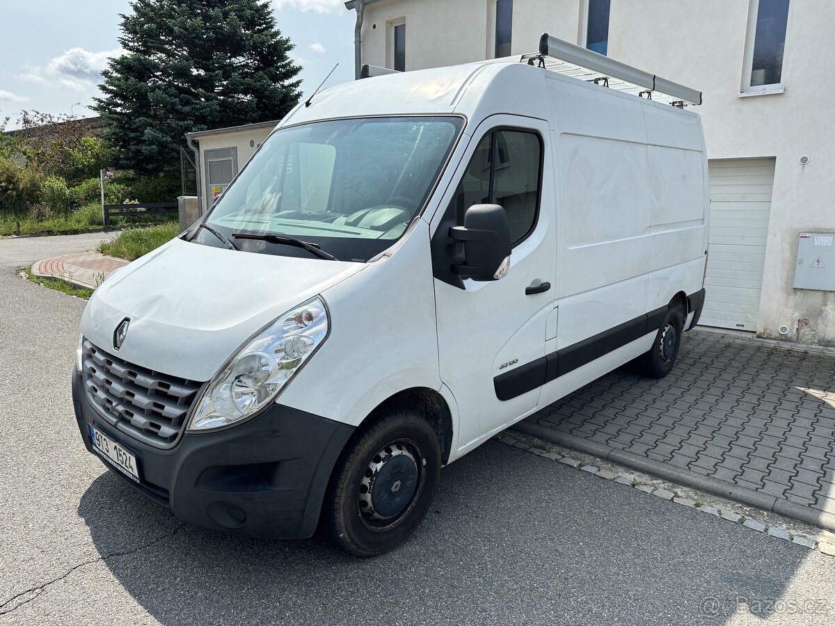 Renault master 2.3dci, 1.majitel ČR, klima