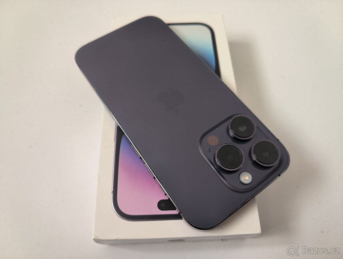 apple iphone 14 PRO 128gb Purple / Batéria 100%
