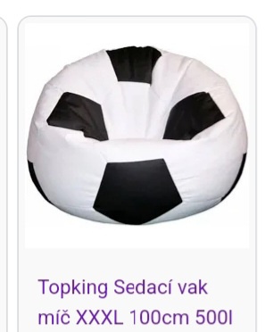 Sedaci vak XXL míč