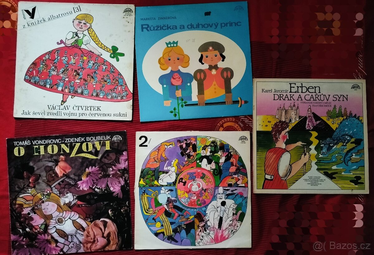 LP gramofonové desky Pohádky