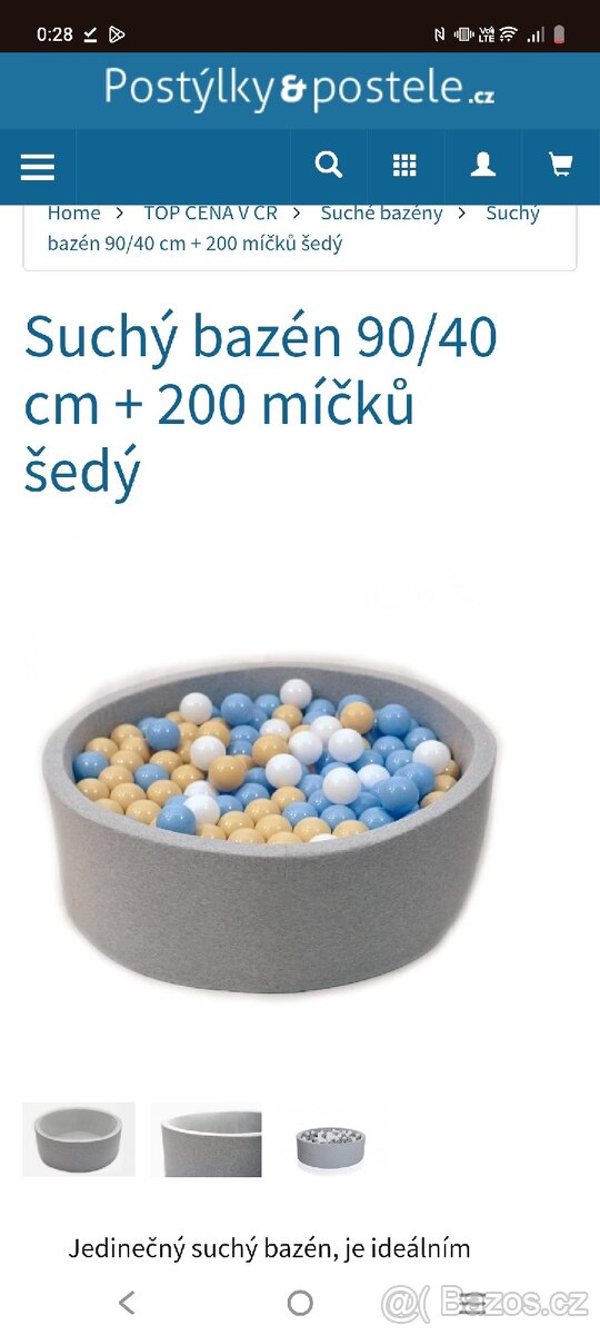 Suchý bazének