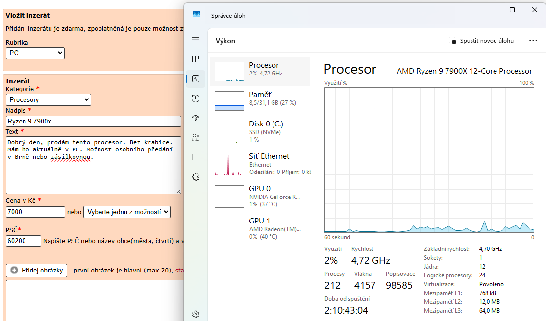 Ryzen 9 7900x