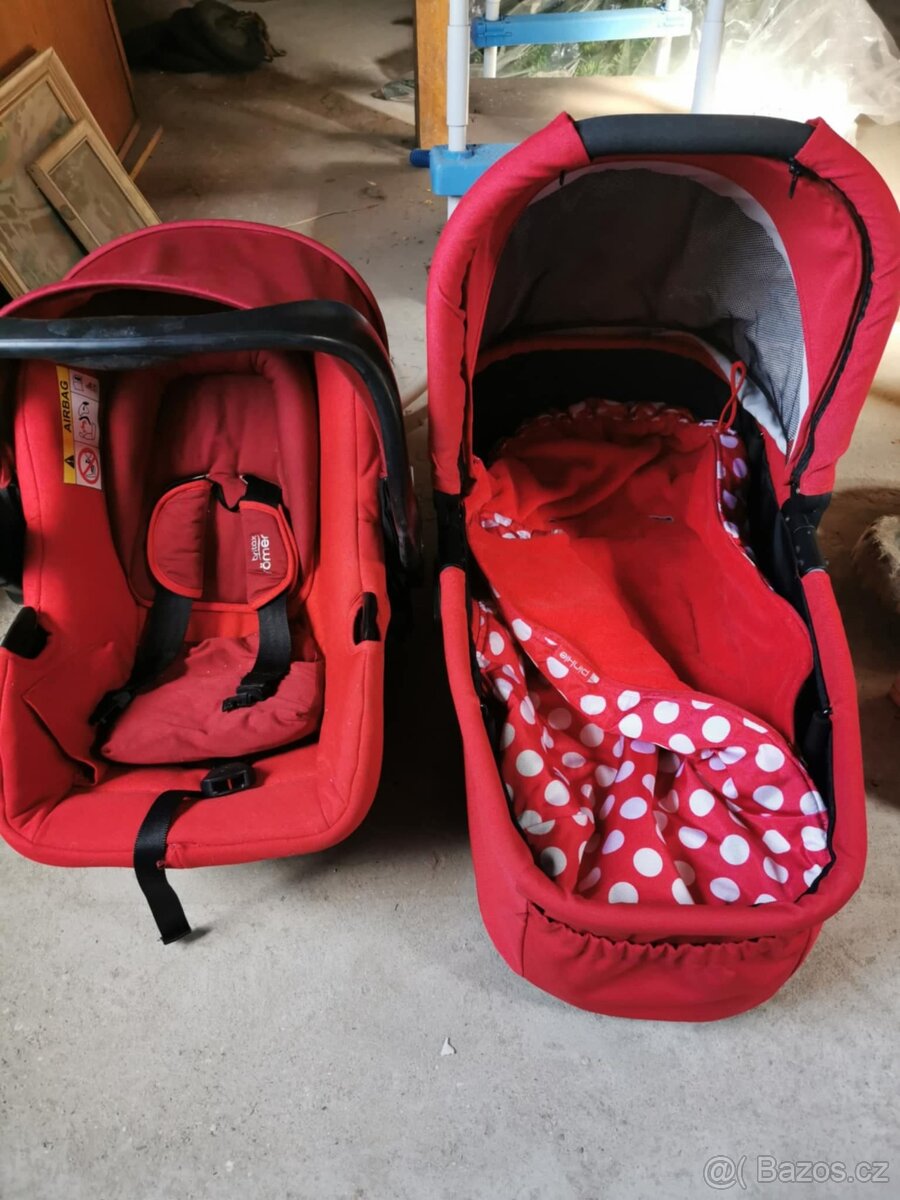 Kočár 3v1 BRITAX B-Motion 4 plus + příslušenství