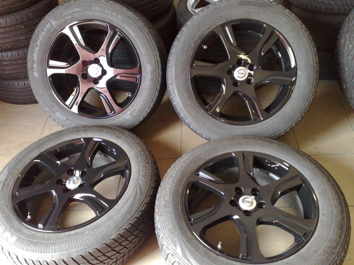 alu kola 5x108 r18 original volvo cx60 čidla tpms