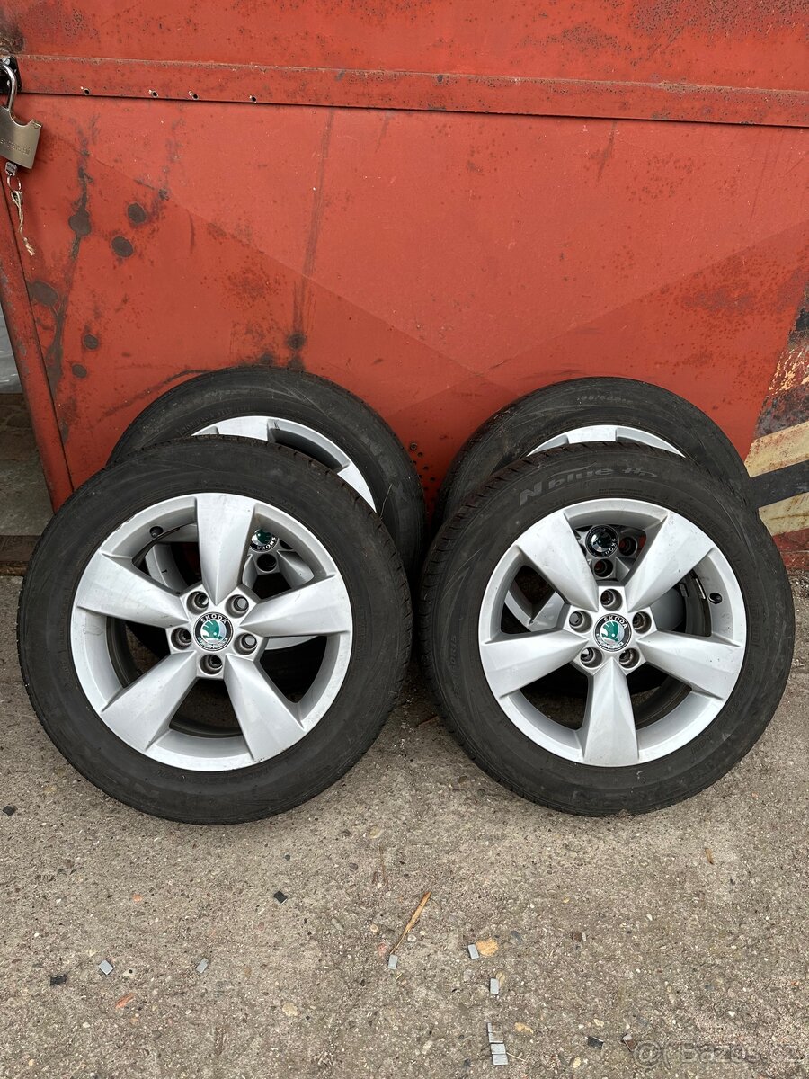Originál kola Škoda 5x100 6J et38 Fabia, rapid, Kamiq