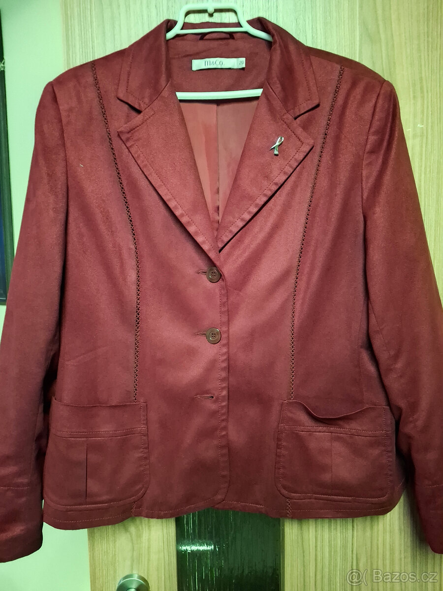 Saka dámská vínová a modrá barva