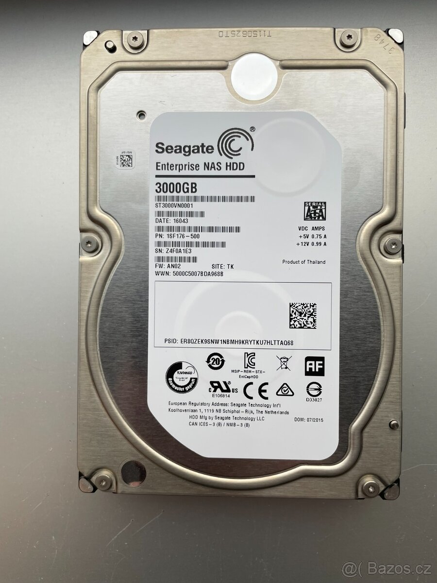 Pevný disk HDD 3.5" SATA - 3000 GB