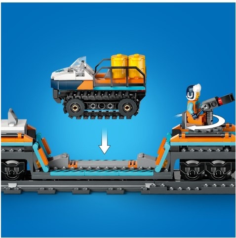 LEGO vlak novy vagon ze setu 60470 včetně rolby