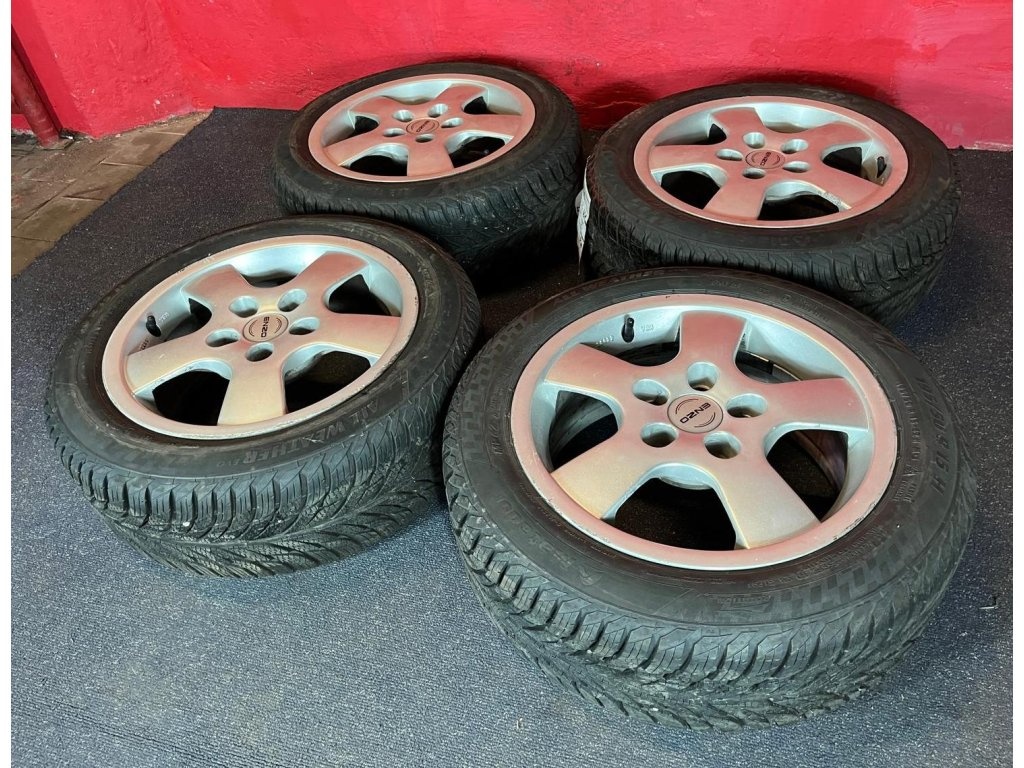 ALU disky ENZO 5x100 R15 6,5Jx15H2 ET 35 se zimními pneu 195