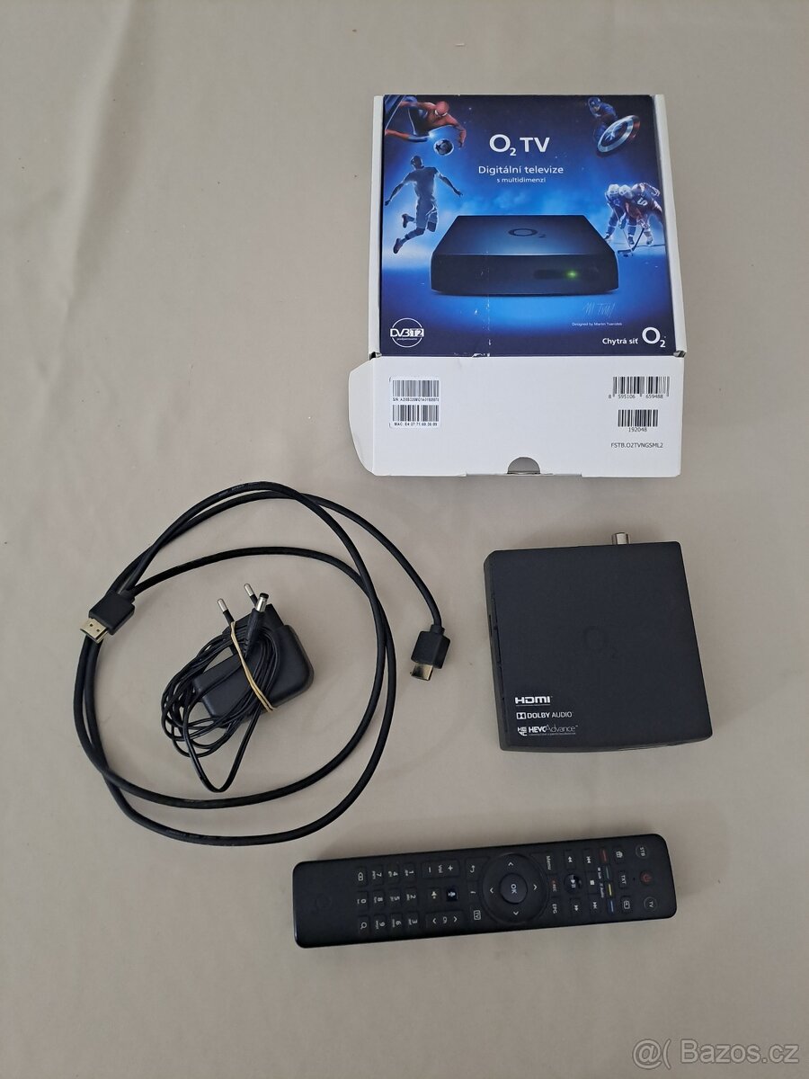 Set top box DVBT2 O2