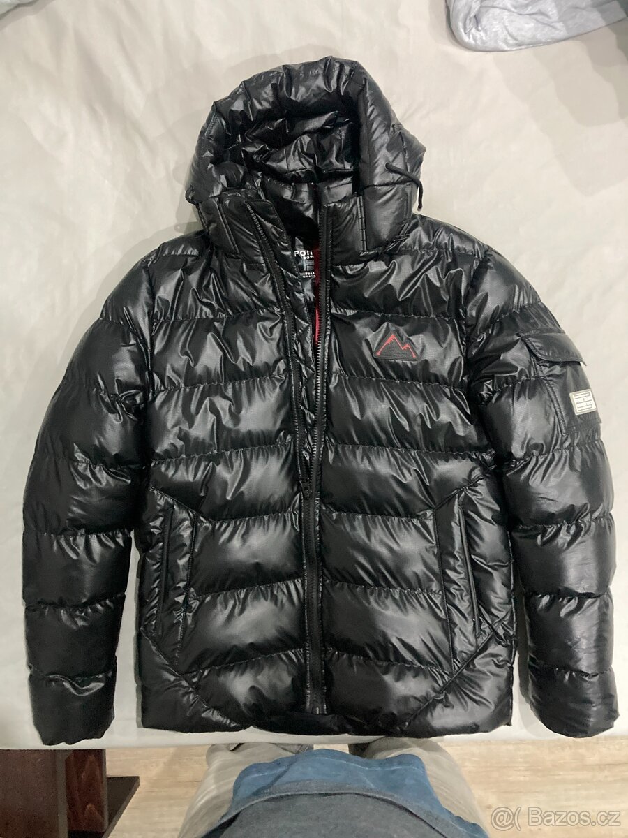 Zánovní nepromokavá Kanadská péřová bunda L
