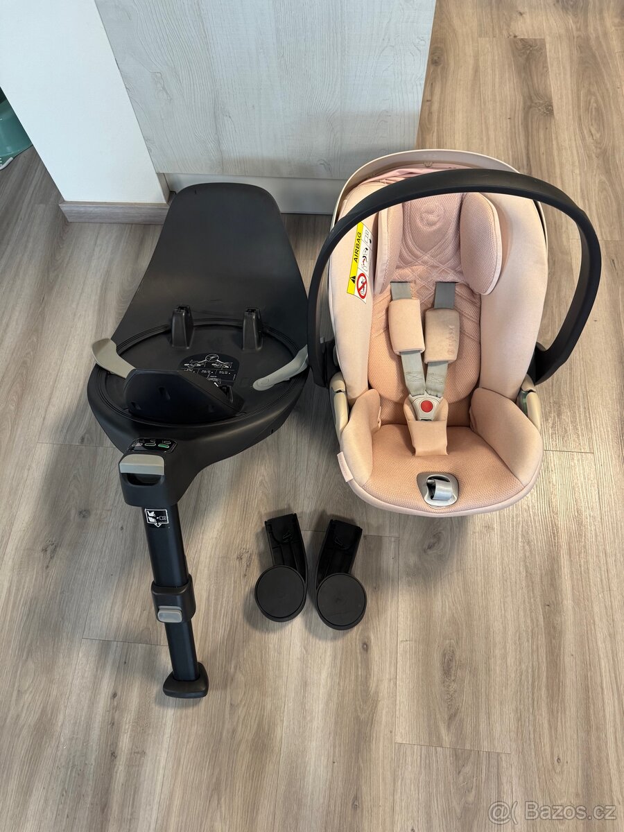 Cybex Cloud T Peach Pink + Base Z2