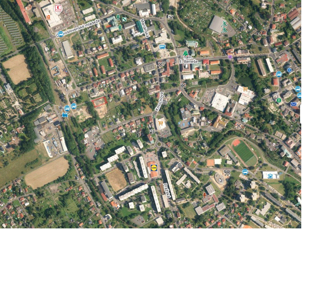 Pozemek v centru města Varnsdorf pro bytovou zástavbu