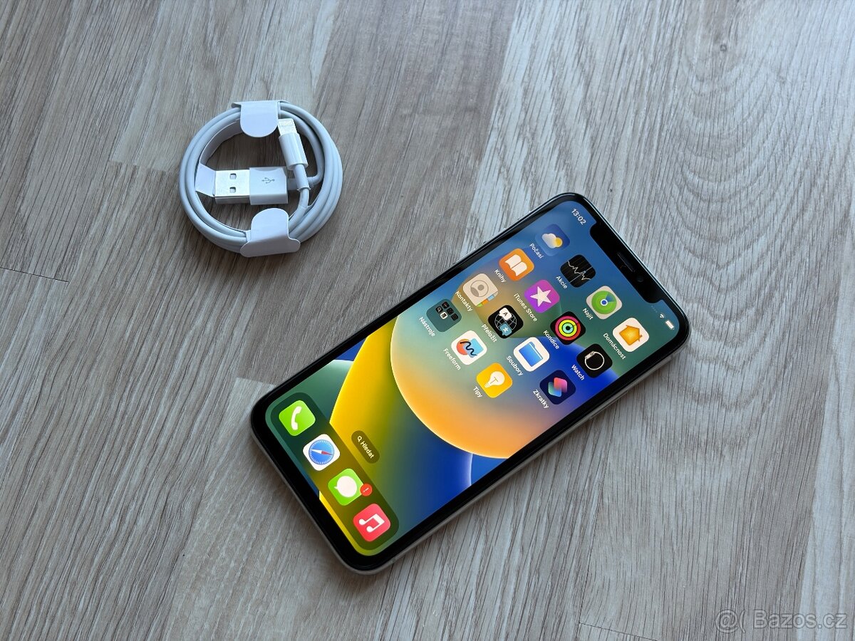 Apple iPhone X 64GB Silver / Stříbrný - Nová baterie