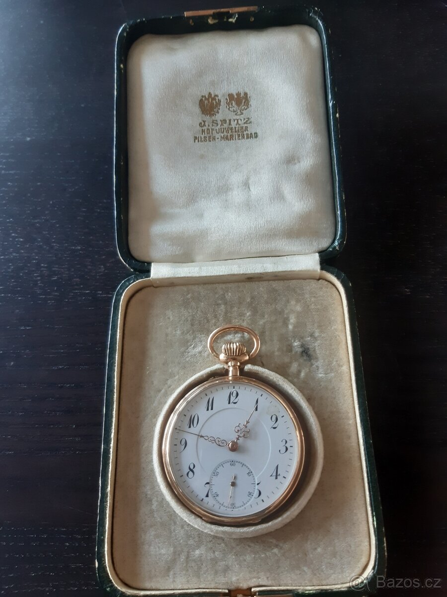 Zlate kapesni hodinky